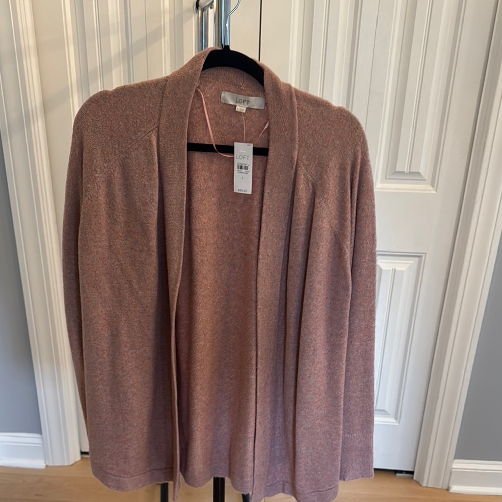LOFT Women's Pink Sweater